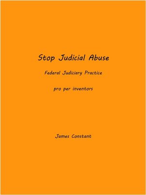 cover image of Stop Judicial Abuse